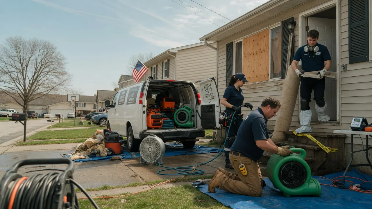 Water Damage Restoration in Bally, PA near me